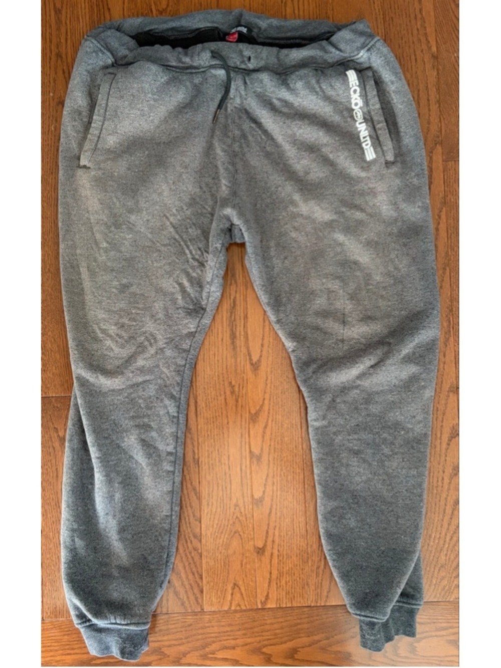 Men's Ecko Unltd. Gray Black Sweatpants & Joggers 2XLT